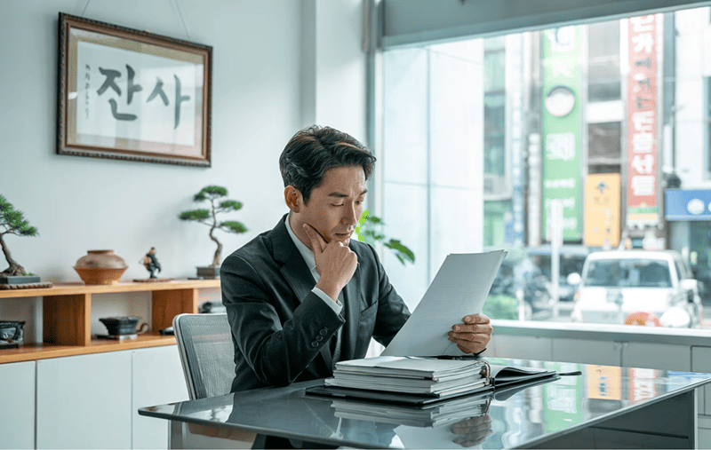 독립유공자 후손 보훈 소상공인 성장사업 지원 신청을 위해 지원 대상 및 규모를 검토하는 모습