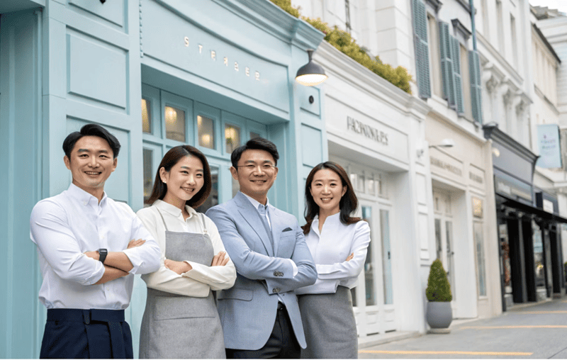 부산 시그니처스토어 발굴 및 지원사업 최종 안내 이미지. 부산 소상공인 지원과 부산 상권 활성화를 목표로, 지역 가치 창업가와 로컬크리에이터가 지역 기반 창업을 통해 상권의 주인공으로 성장할 수 있도록 지원하는 사업입니다.